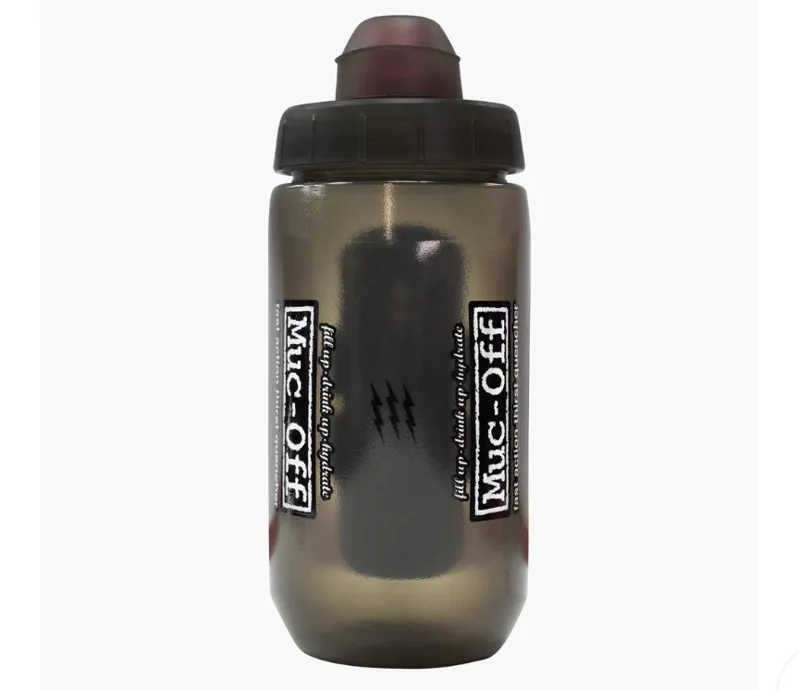 Muc-Off x Fidlock Twist Bottle 450ml with Bike Base - Smoked