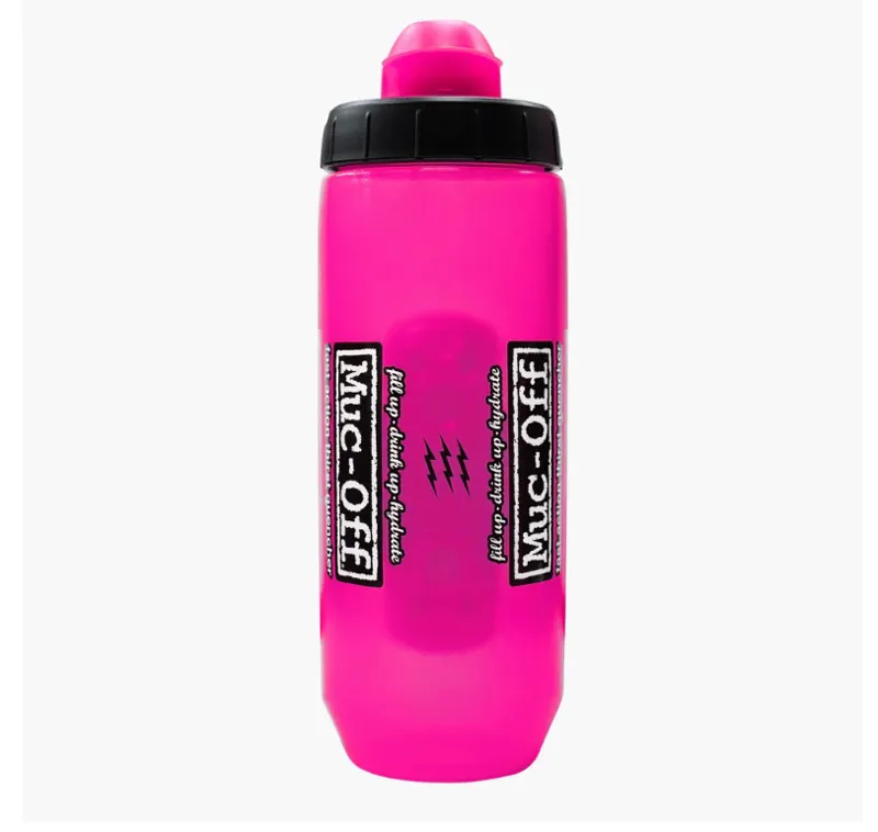 Muc-Off x Fidlock Twist Bottle 590ml with Bike Base - Pink