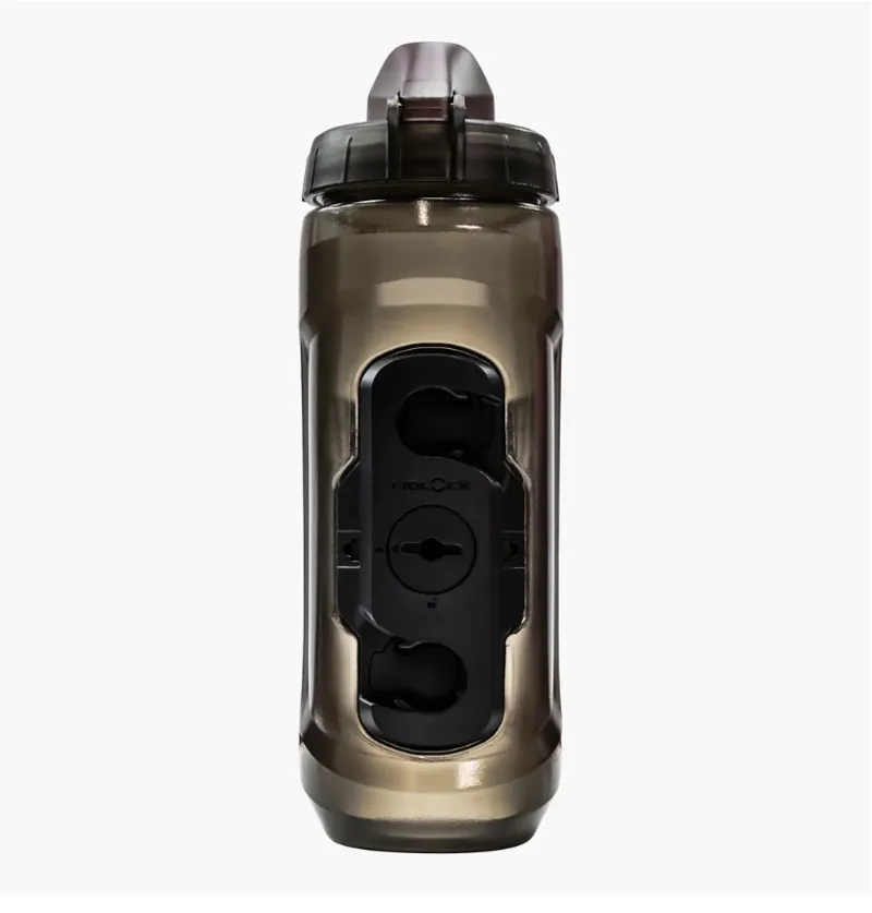 Muc-Off x Fidlock Twist Bottle 590ml with Bike Base - Smoked-1