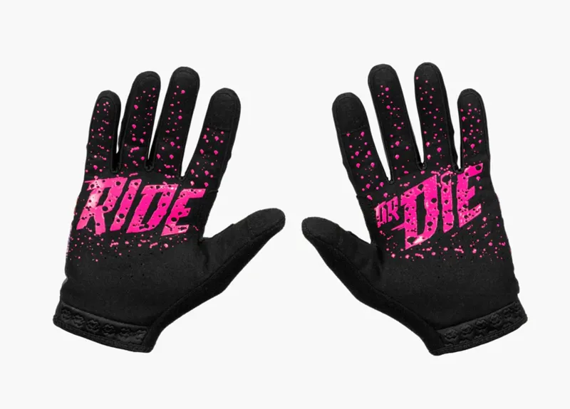 Muc-Off Youth Rider Kids Mountain Bike Gloves - Shred Hot Chilli Pepper-1