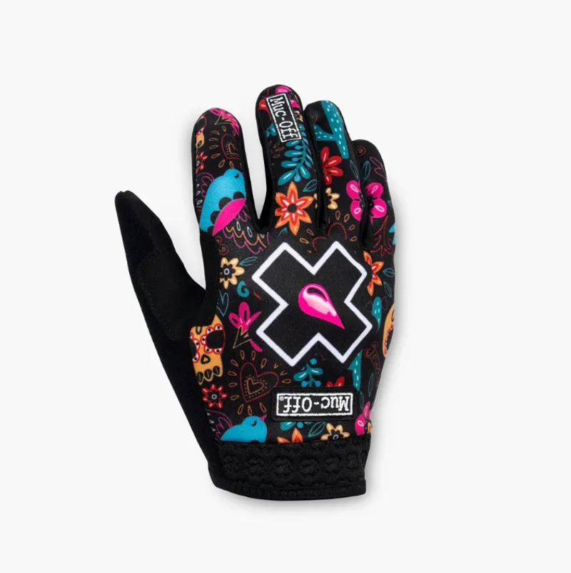 Muc-Off Youth Rider Kids Mountain Bike Gloves - Shred Hot Chilli Pepper
