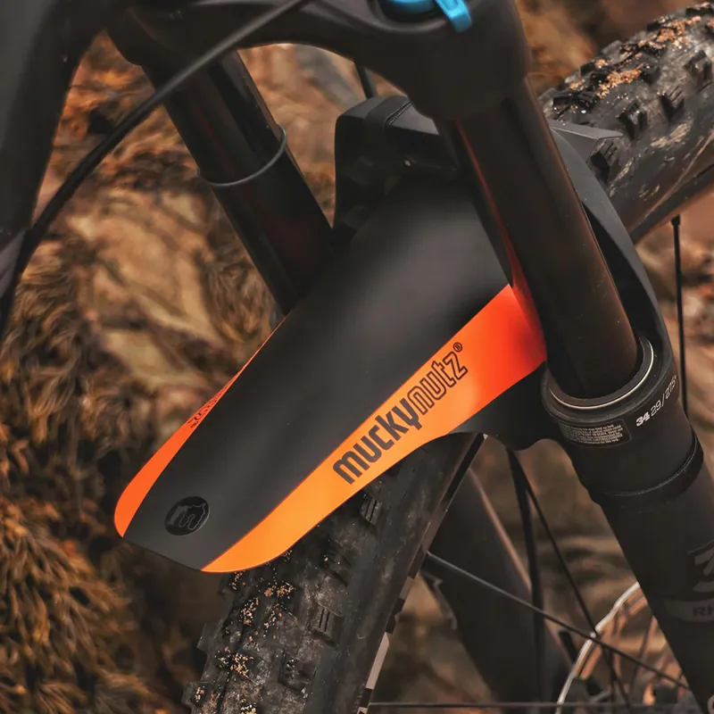 Mucky Nutz Front Face Mudguard - Orange-1