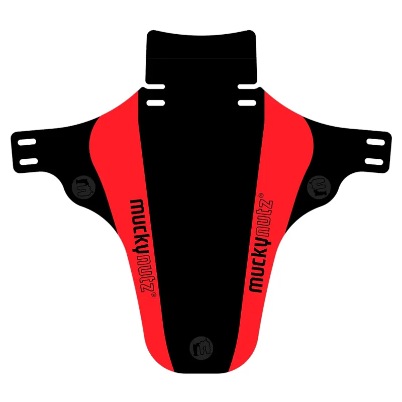 Mucky Nutz Front Face Mudguard - Red