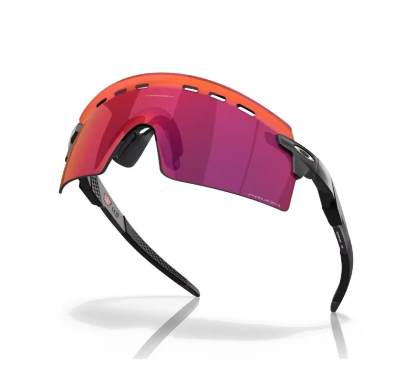 Oakley Encoder Strike Vented Sunglasses - Prizm Road Lenses/Matte Black-2
