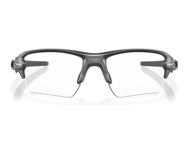 Oakley Flak 2.0 XL Sunglasses - Clear to Black Iridium Photochromic Lens/Steel-1