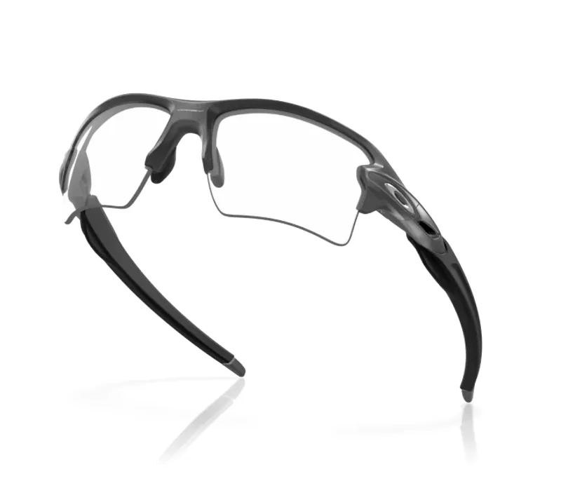 Oakley Flak 2.0 XL Sunglasses - Clear to Black Iridium Photochromic Lens/Steel-3