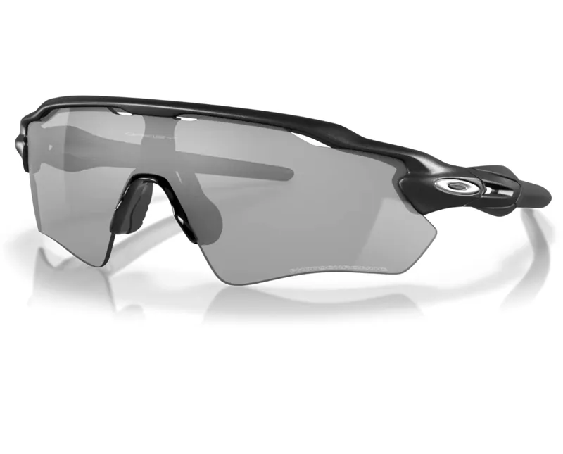 Oakley Radar EV Path Sunglasses - Clear-Black Iridium Photochromic Lens/Steel-2