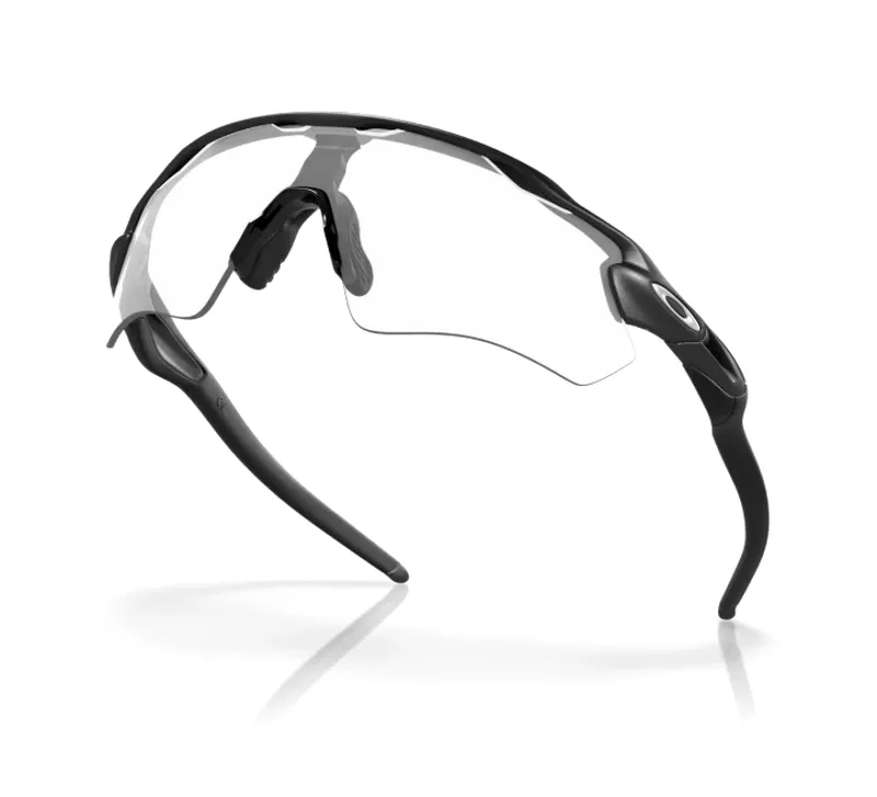 Oakley Radar EV Path Sunglasses - Clear-Black Iridium Photochromic Lens/Steel-1