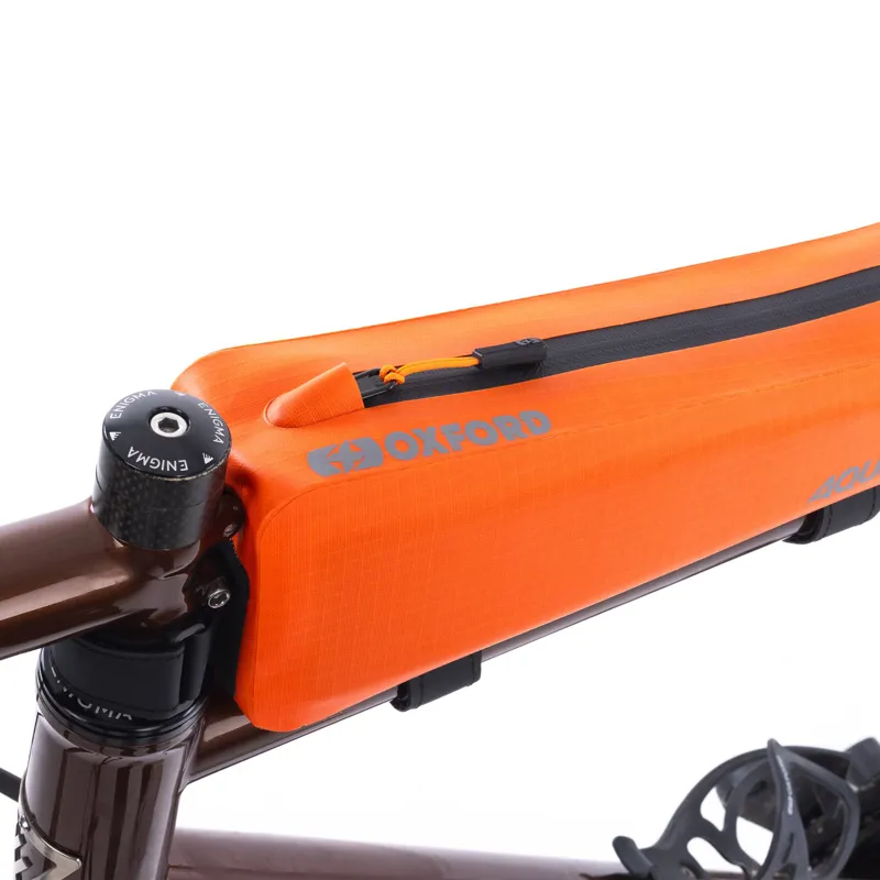 Oxford Aqua Evo Adventure XL 1.5L Bike Top Tube Pack - Orange-2