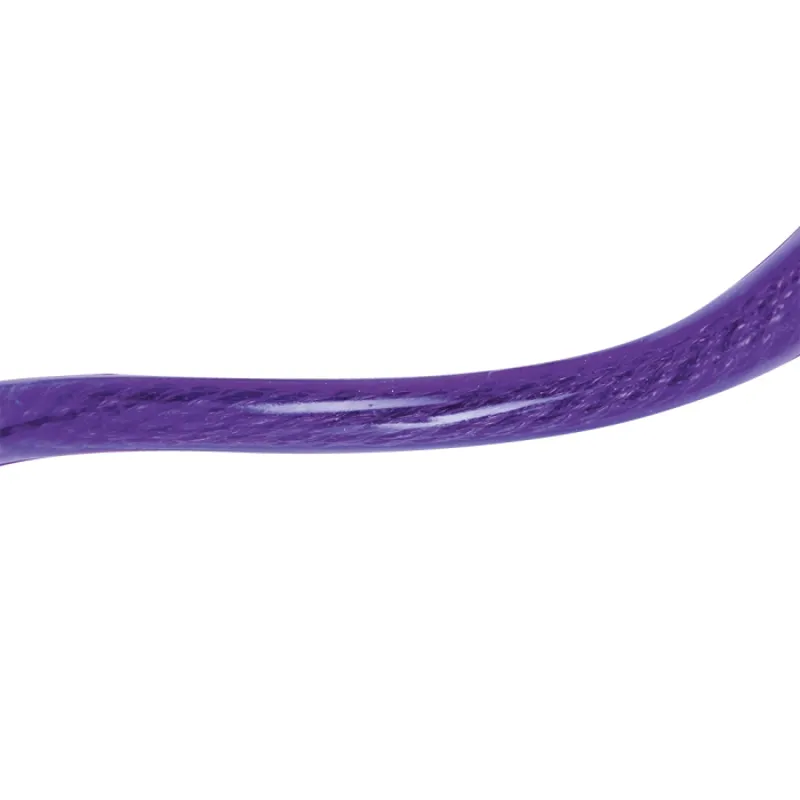 Oxford Bumper Cable Lock 6mm x 0.6m Bike Lock - Purple-2