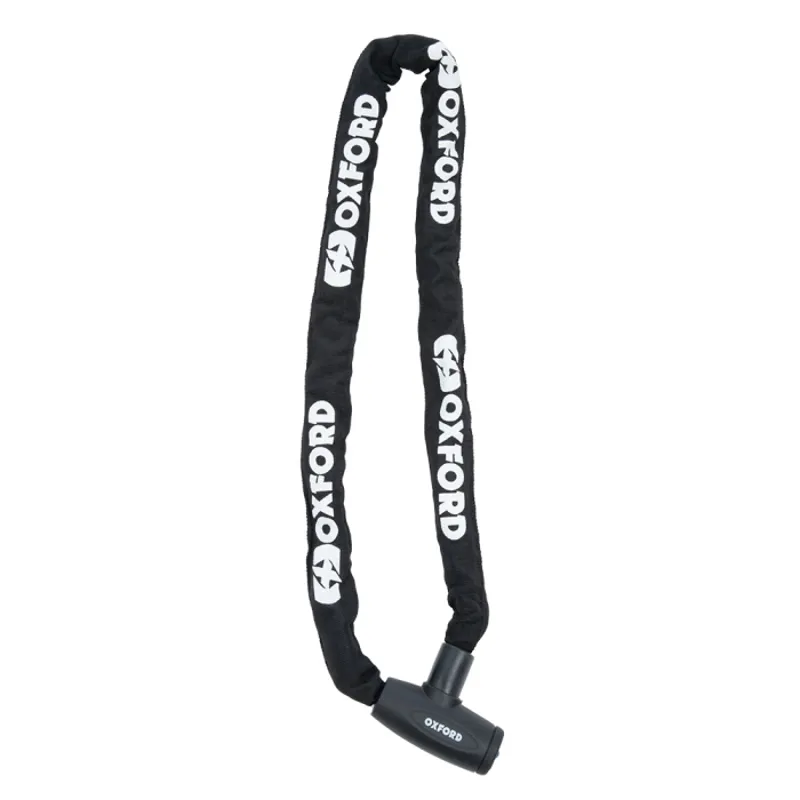 Oxford GP Chain8 8mm x 1.5m Round Bike Lock - Black-1