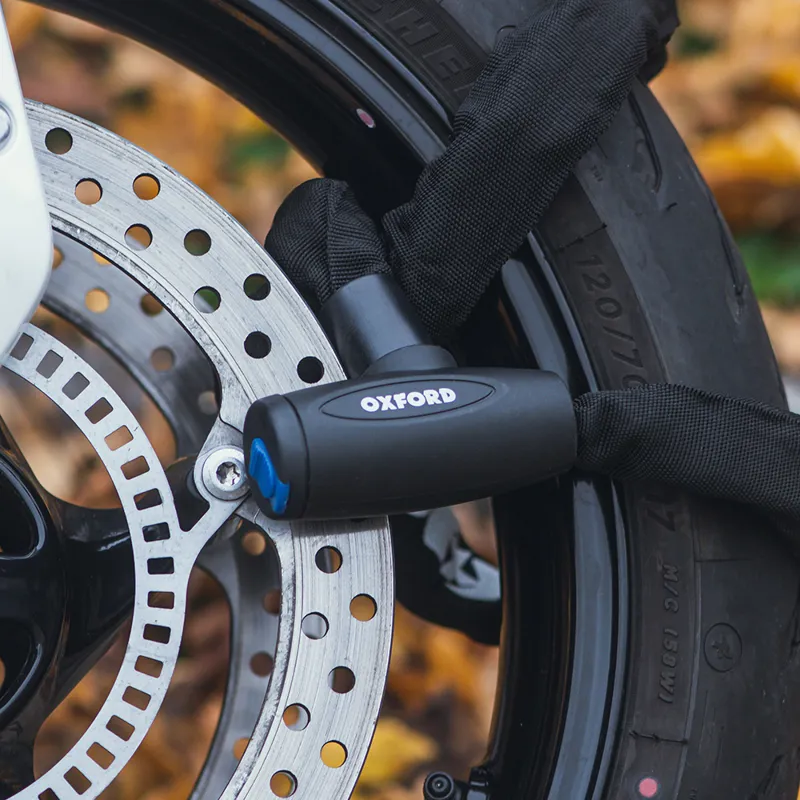 Oxford GP Chain8 8mm x 1.5m Round Bike Lock - Black-4