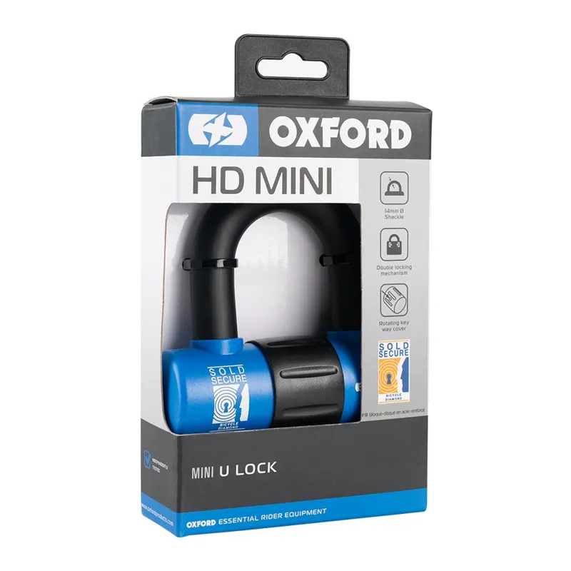 Oxford HD Mini 14mm Mini Bike U-Lock-9