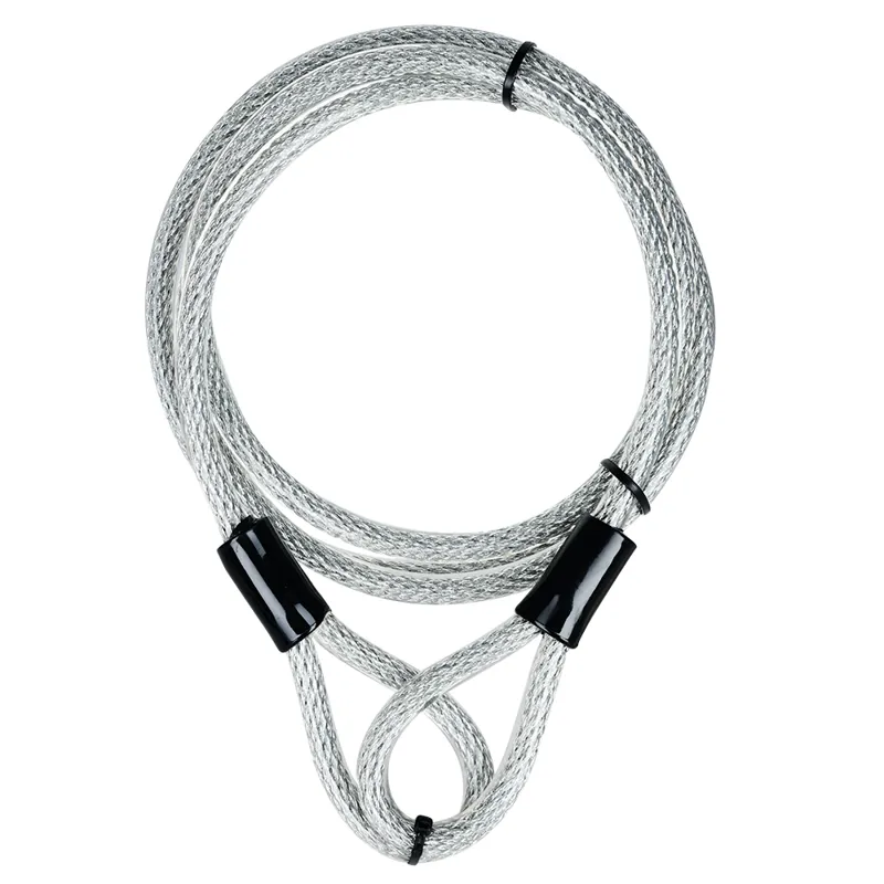 Oxford LockMate12 1.2m x 12mm Bicycle Cable Lock - Silver