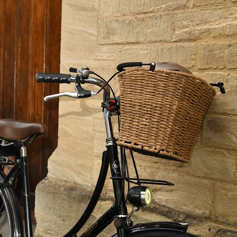 Oxford Magdalen Rattan Front QR Bike Basket-1