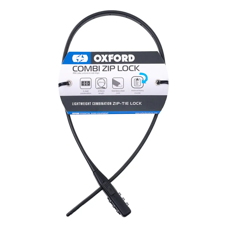 Oxford OXC Combi Zip Lock - Black-1