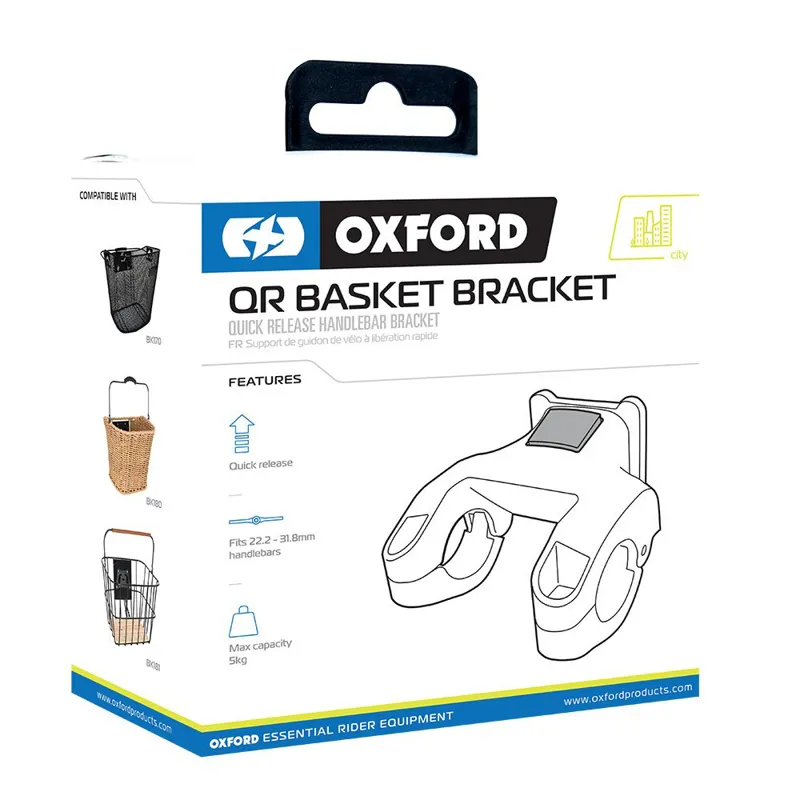 Oxford Quick Release Basket Handlebar Bracket-3
