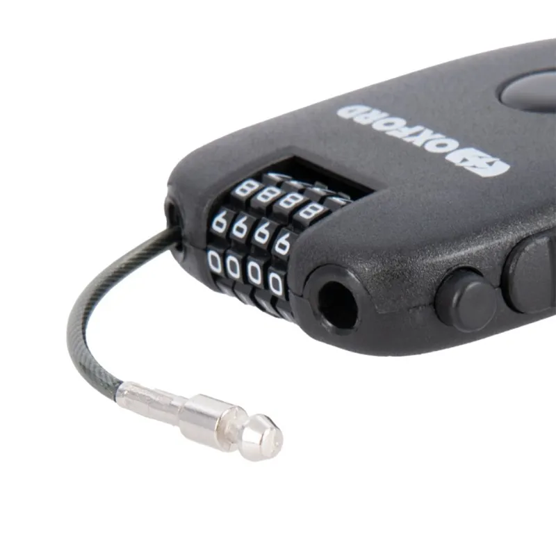 Oxford Retra Cable Bike Lock 75cm - Black-1