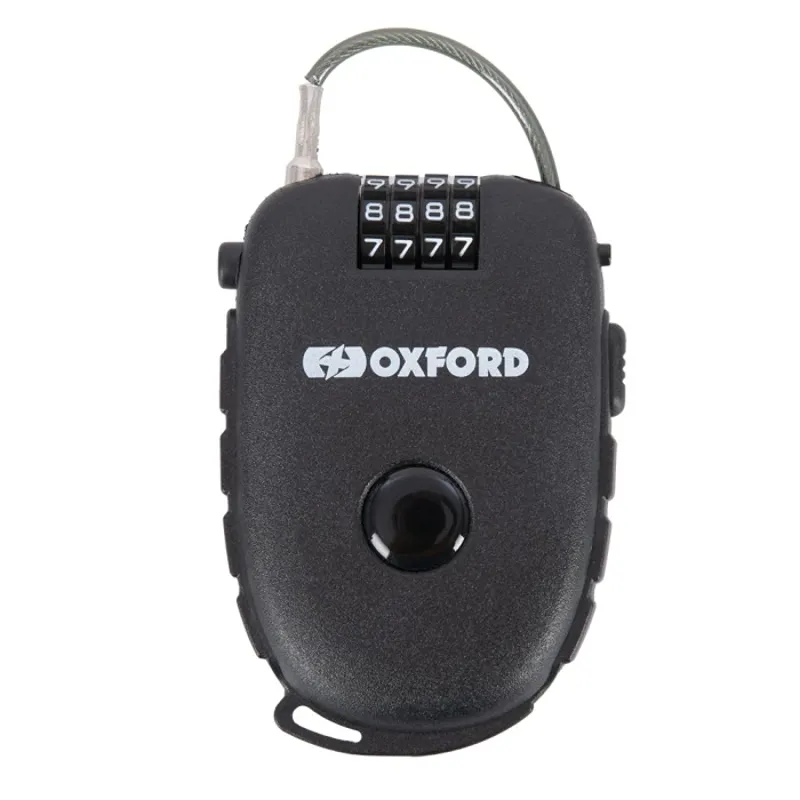 Oxford Retra Cable Bike Lock 75cm - Black