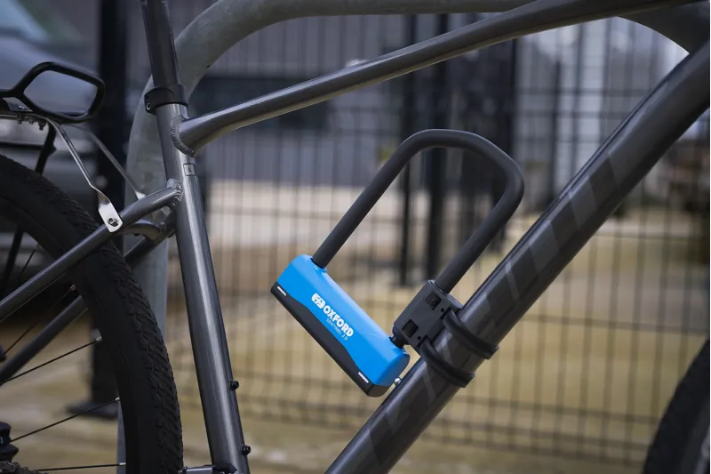 Oxford Sentinel 2.0 Bicycle U-Lock 320mm with 1.2m Cable - Long Duo-2