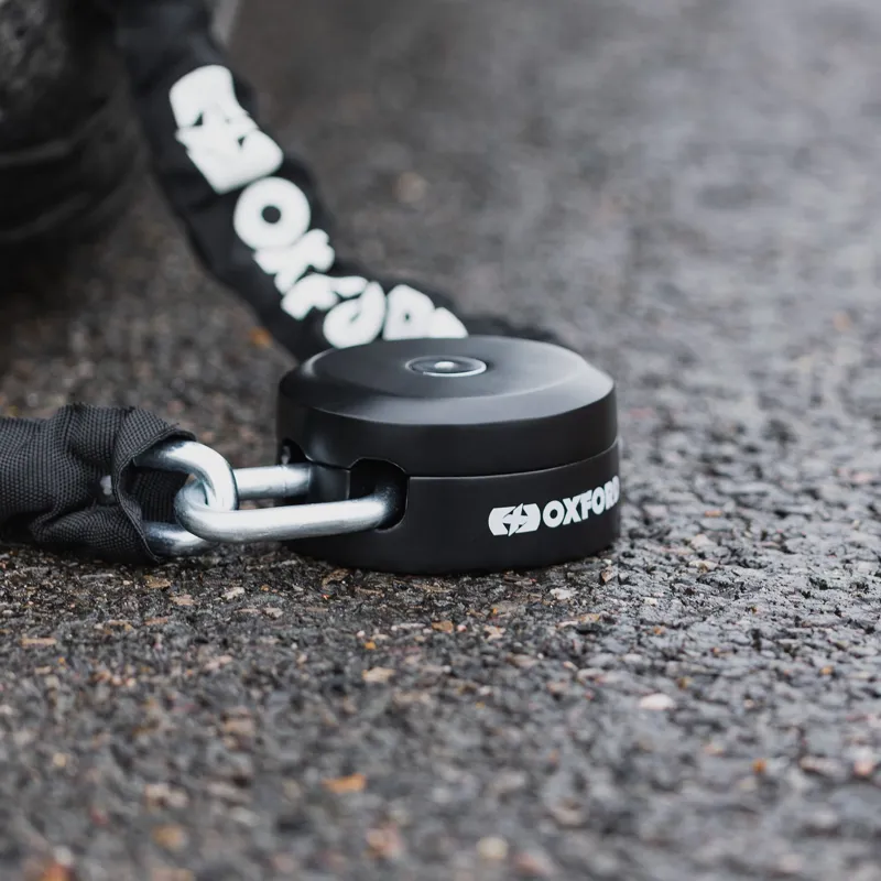 Oxford Stinger Bike Anchor and Chain Lock - Black-6