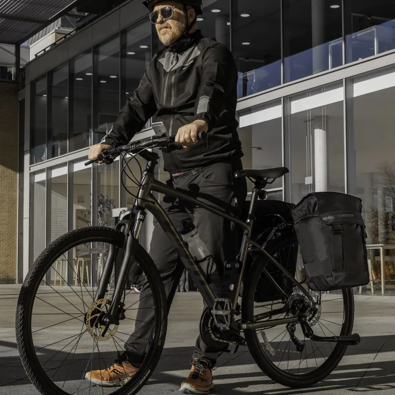 Oxford T15 QR Bicycle Pannier Bag 15L - Black-3