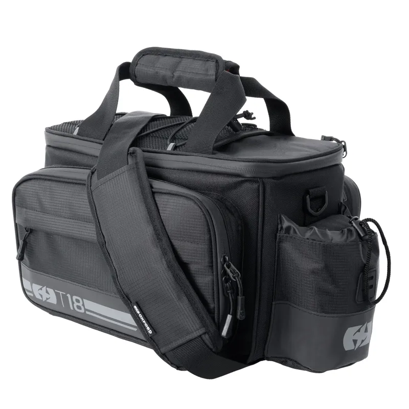 Oxford T18 Bicycle Rack Top Bag with Panniers 18L