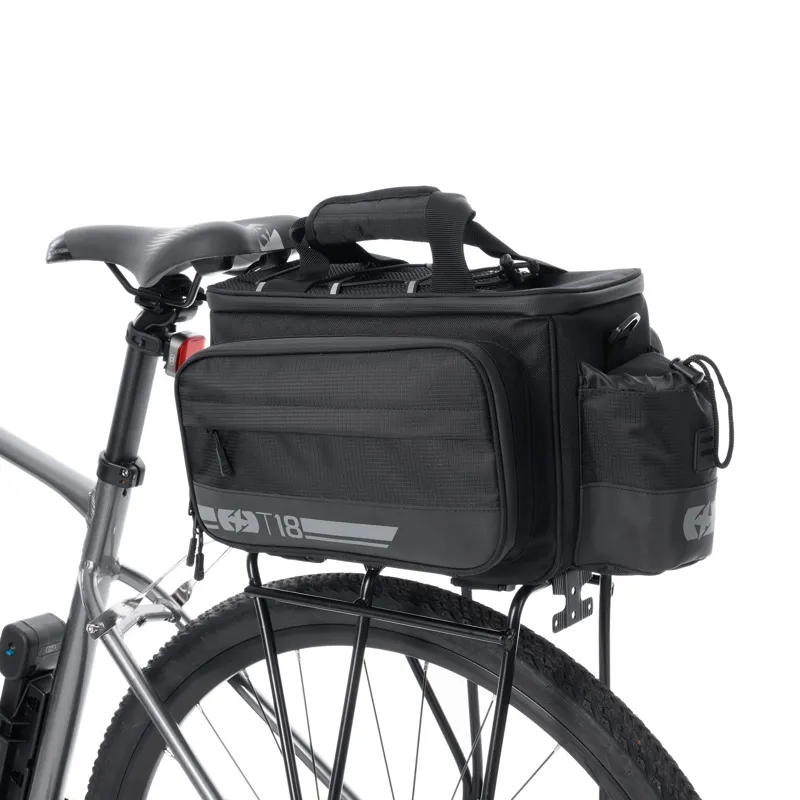 Oxford T18 Bicycle Rack Top Bag with Panniers 18L-8