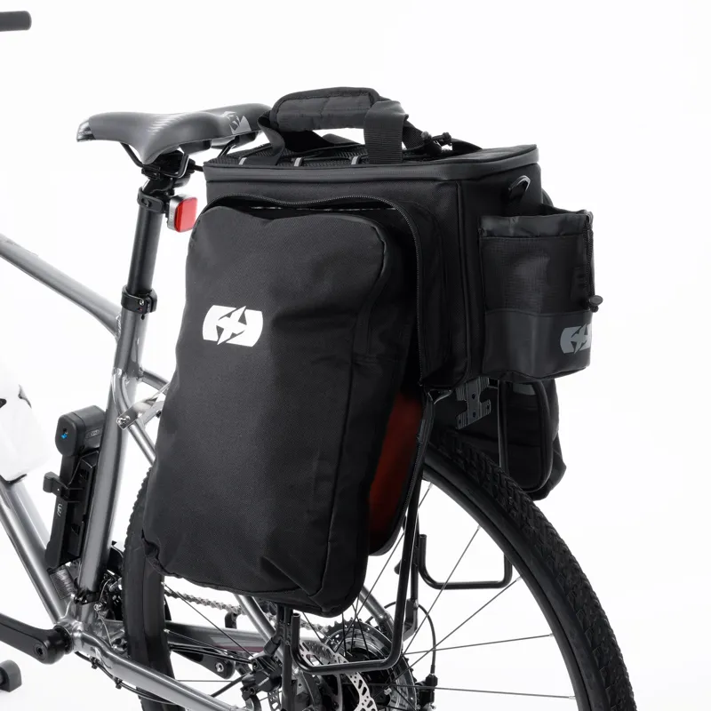 Oxford T18 Bicycle Rack Top Bag with Panniers 18L-9