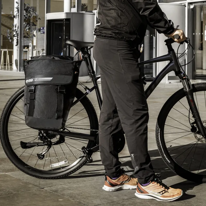 Oxford T20 QR Bicycle Pannier Bag 20L Black