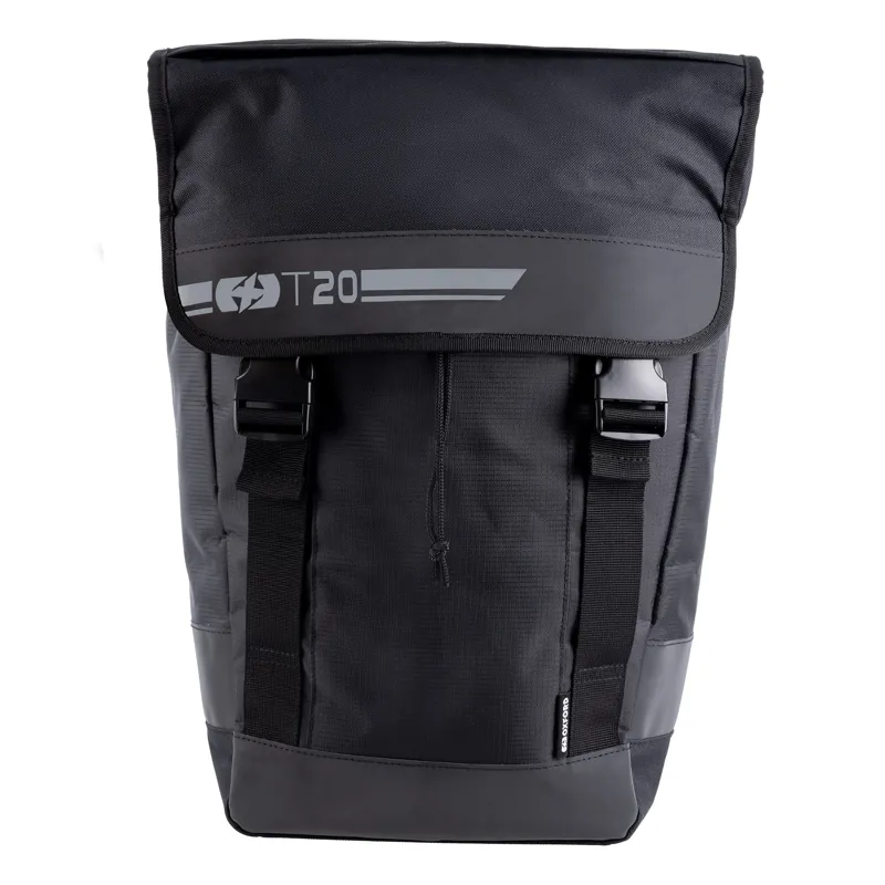 Oxford T20 QR Bicycle Pannier Bag 20L - Black