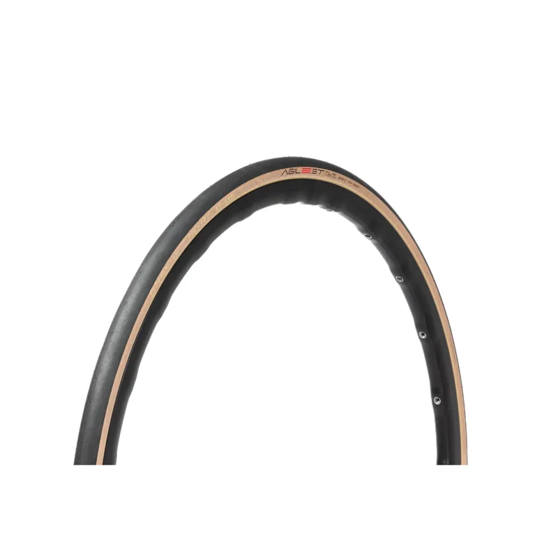 Panaracer Agilest TLR 700c Folding Road Tyre - Black/Amber