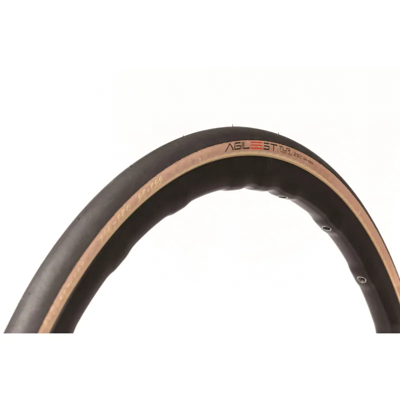 Panaracer Agilest TLR 700c Folding Road Tyre - Black/Amber-1