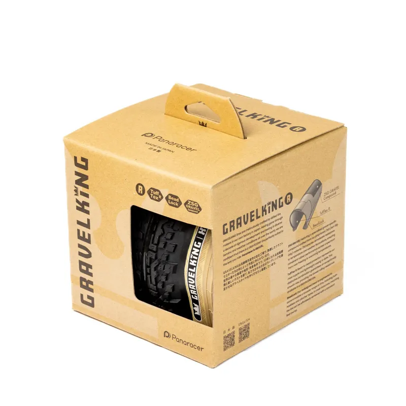 Panaracer GravelKing Slick R-Line TLR 700c Gravel Tyre - Black/Amber-3