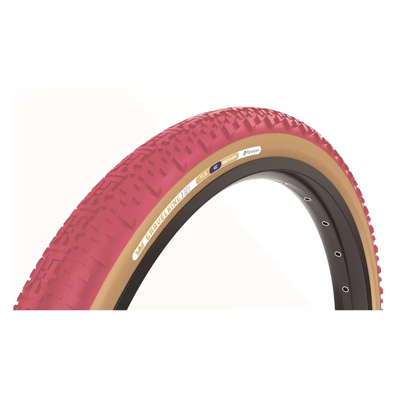 Panaracer GravelKing X1 Colour Edition 2025 TLR Gravel Tyre - Cranberry