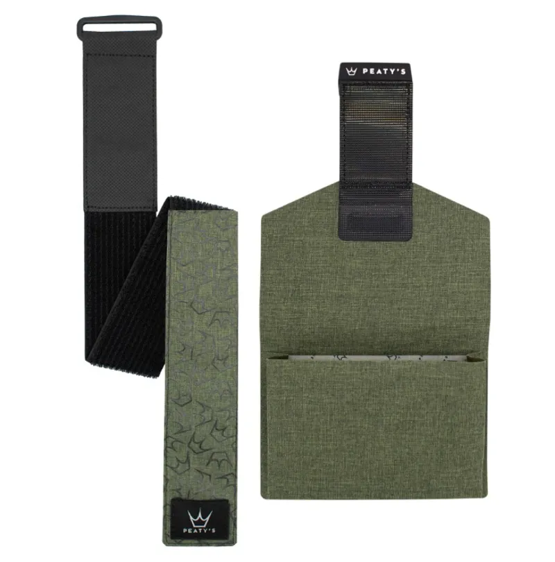 Peatys HoldFast Trail Tool Wrap - Moss Green