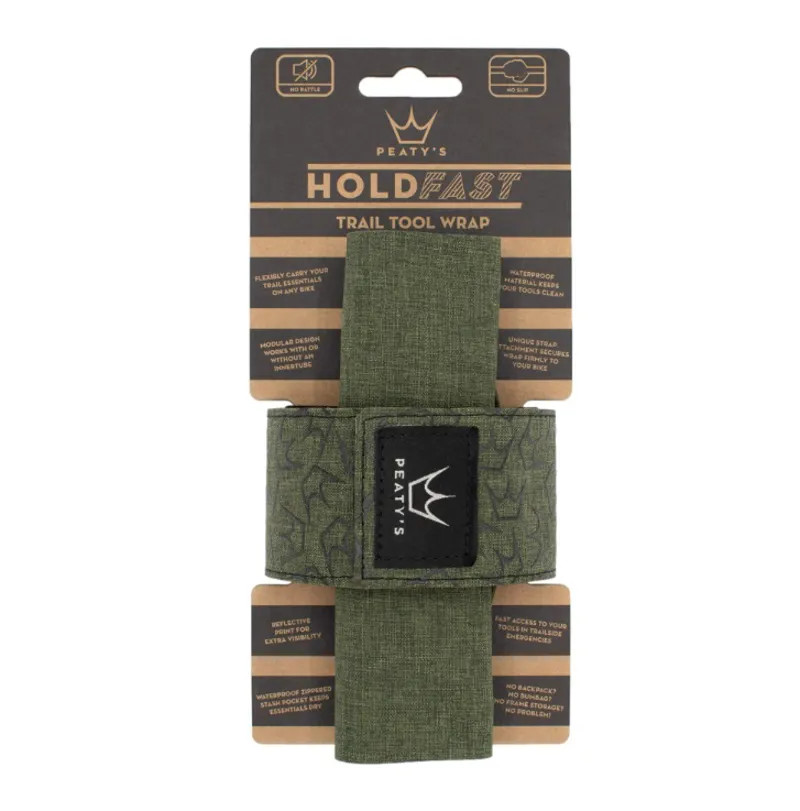 Peatys HoldFast Trail Tool Wrap - Moss Green-1