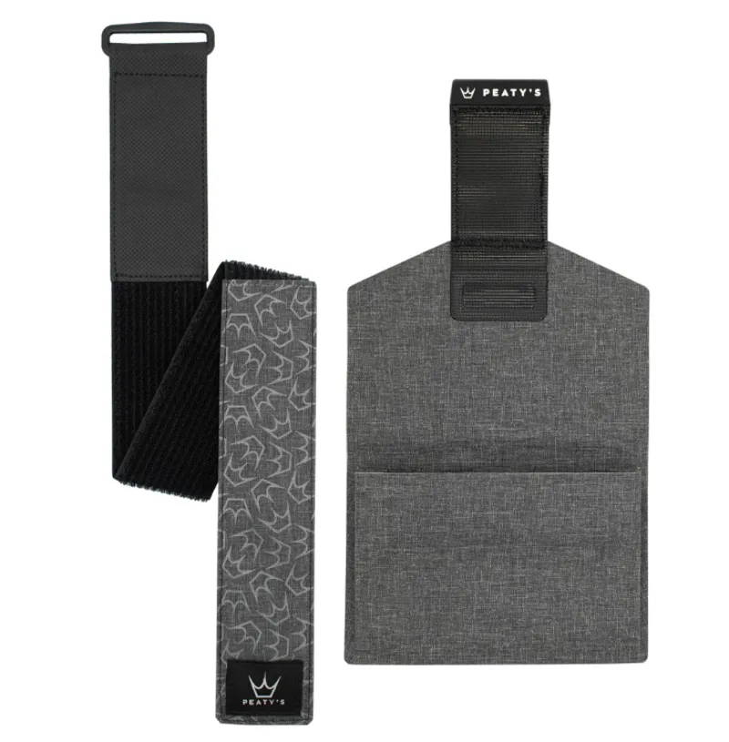 Peatys HoldFast Trail Tool Wrap - Slate Grey