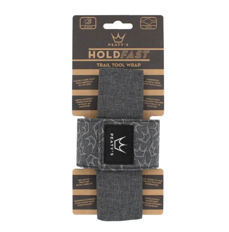Peatys HoldFast Trail Tool Wrap - Slate Grey-1