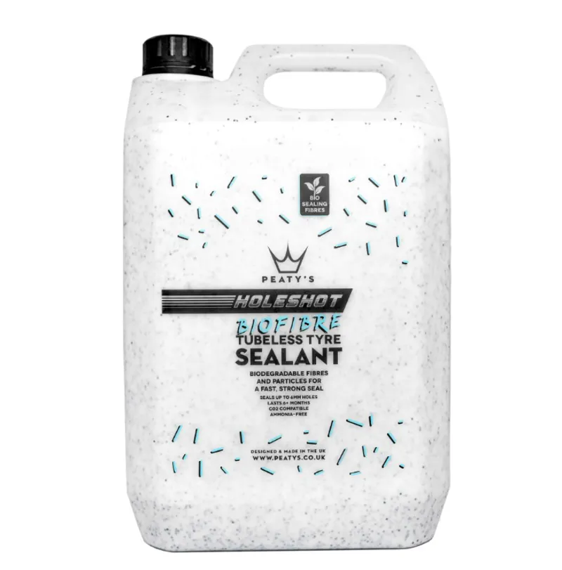 Peatys Holeshot BioFibre Tubeless Tyre Sealant 5L