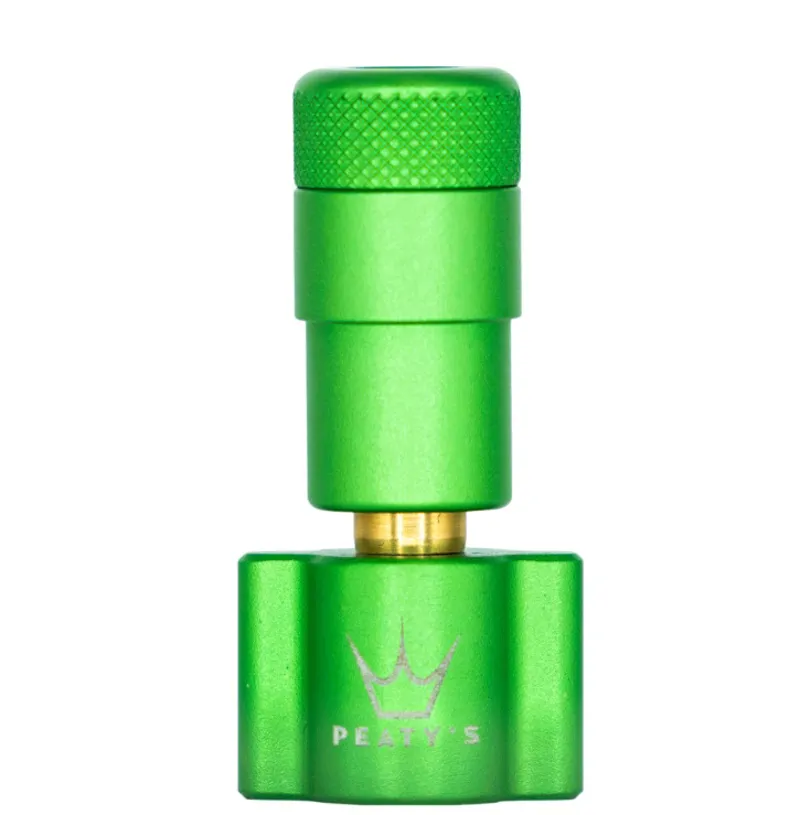 Peatys Holeshot CO2 Tyre Inflator Head - Emerald