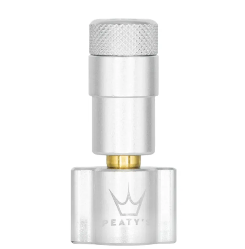 Peatys Holeshot CO2 Tyre Inflator Head - Silver