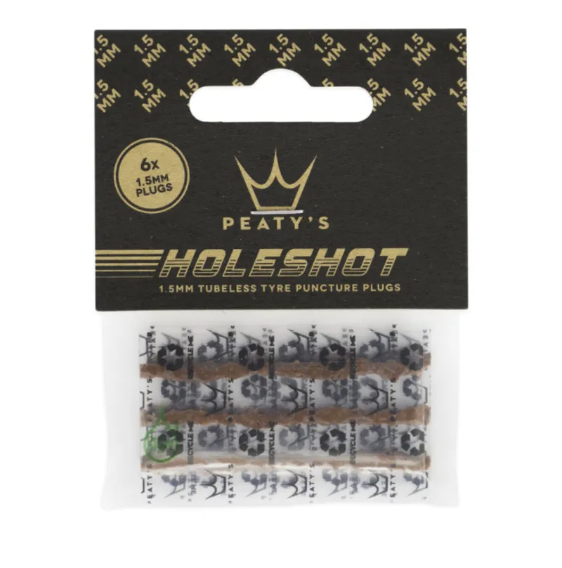 Peatys Holeshot Tubeless Puncture Plugger Refill Pack - 6x 1.5mm