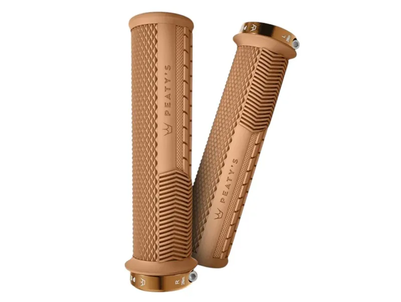 Peatys Monarch Knurl Handlebar Grip Thin 30-32mm - Gum