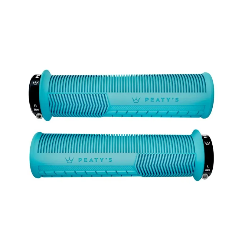 Peatys Monarch Mushroom Handlebar Grip Thick 32-34mm - Turquoise