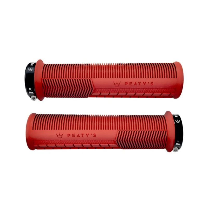 Peatys Monarch Mushroom Handlebar Grip Thin 30-32mm - Red