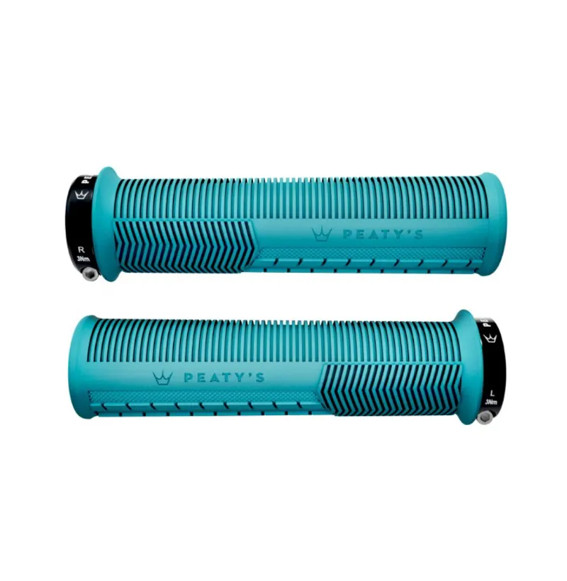Peatys Monarch Mushroom Handlebar Grip Thin 30-32mm - Turquoise