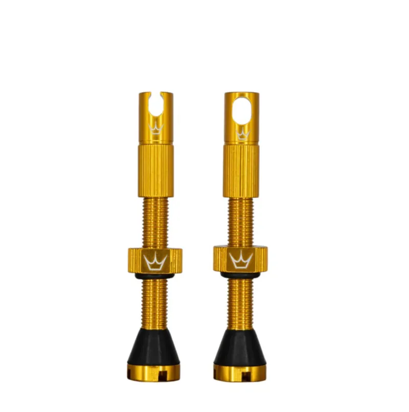 Peatys x Chris King Tubeless MK2 Valves 42mm - Gold