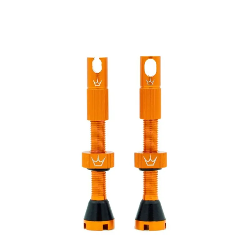 Peatys x Chris King Tubeless MK2 Valves 42mm - Mango