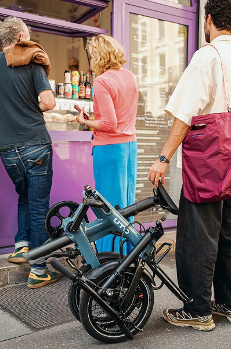 UTO Morning Pro16 Folding Electric Bike - Anthacite Grey-5